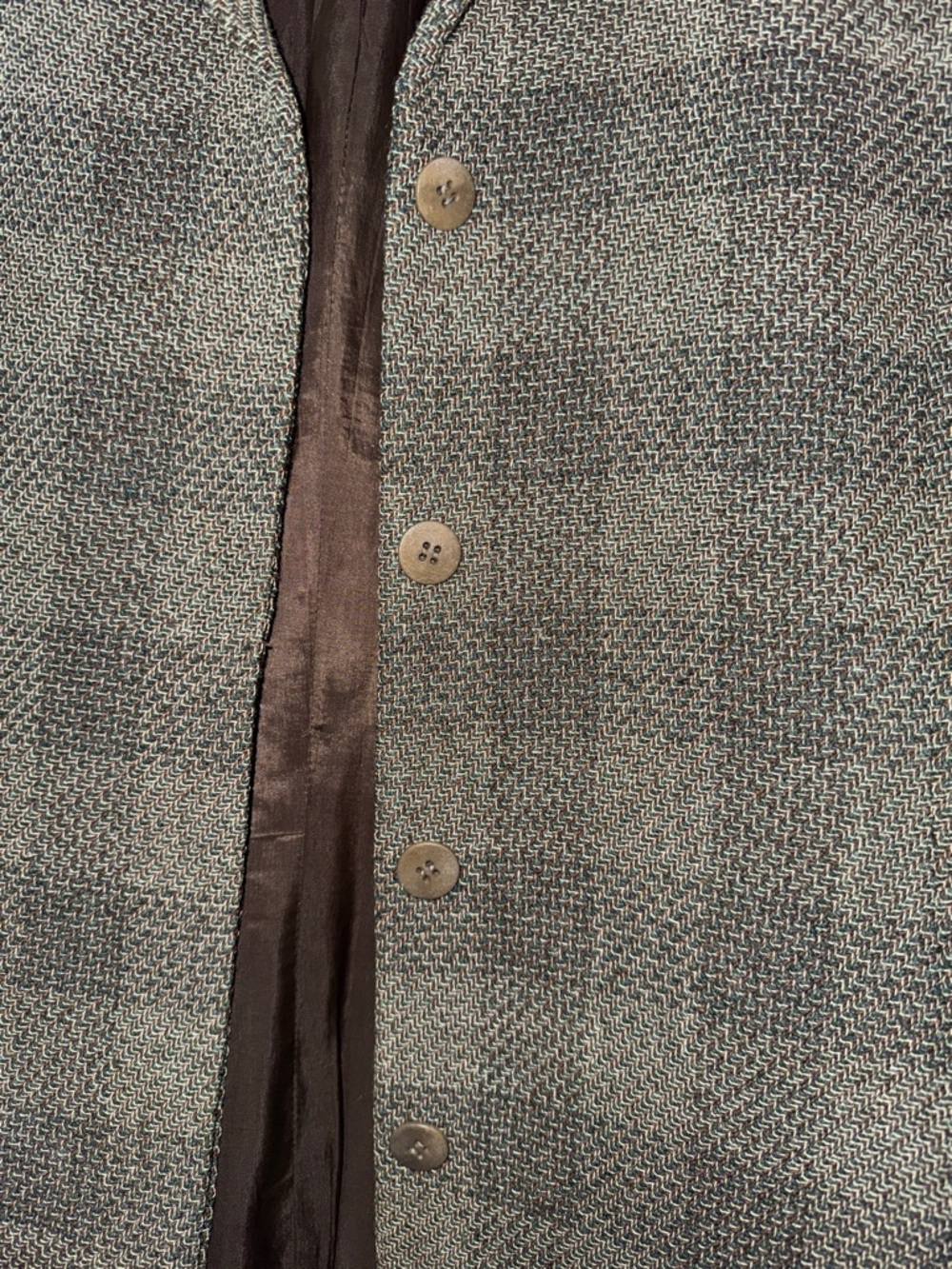 Ellen Tracy Gray Plaid Blazer Women Med Career Office Jacket Classic Workwear - Picture 4 of 6